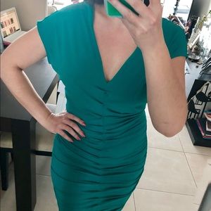 MODA INTERNATIONAL Teal Cocktail Dress